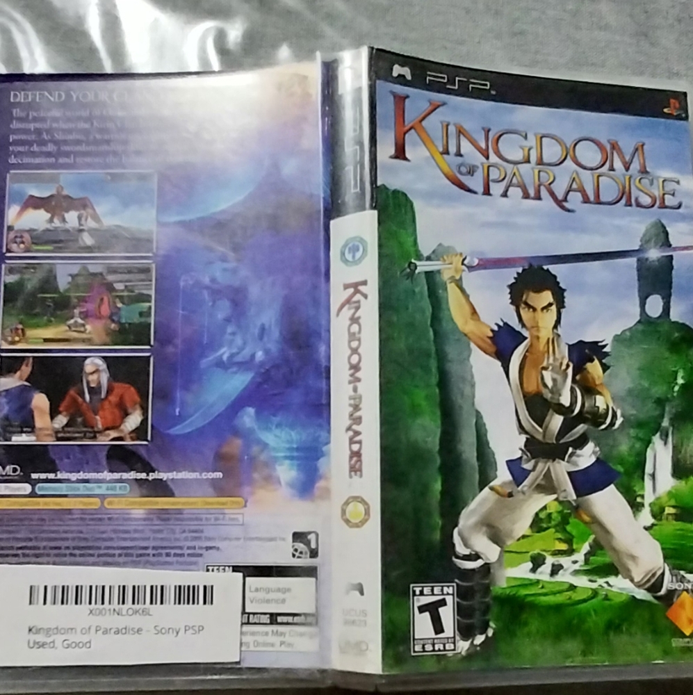 Sony PlayStation Portable Kingdom of Paradise.